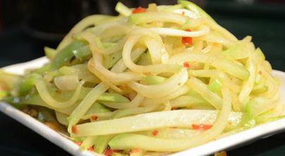 佛手瓜炸吃,香脆可口，营养丰富的家常美食